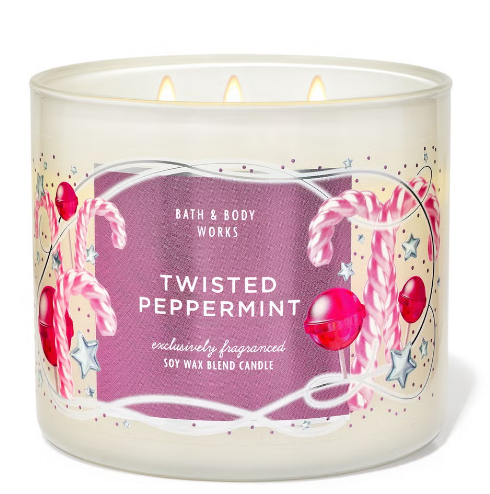 Bath & Body Works Twisted Peppermint Candle